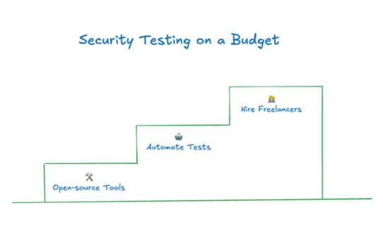 how to do security testing on a budget